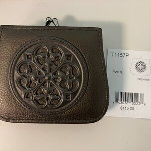 Brighton Ferrara French Kiss Purse. Coin Bill Slots. 4.5" x 4.1" Great condition